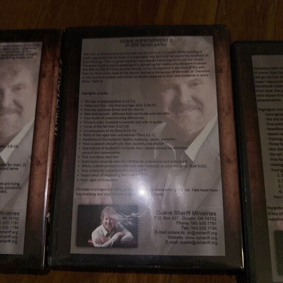 Lot of 3 Duane Sheriff Ministries Audiobooks CDs Christian God Home Improvement - Picture 16 of 16